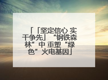 「坚定信心 实干争先」“钢铁森林”中 重塑“绿色”火电基因