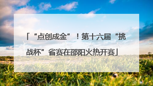 “点创成金”！第十六届“挑战杯”省赛在邵阳火热开赛