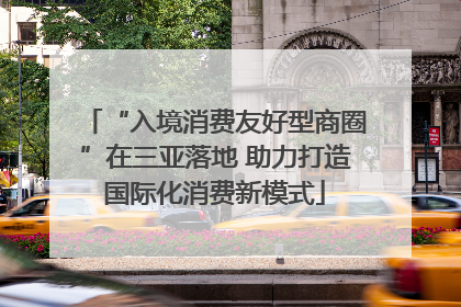 “入境消费友好型商圈”在三亚落地 助力打造国际化消费新模式