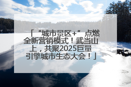 “城市景区+”点燃全新营销模式！武当山上，共聚2025巨量引擎城市生态大会！