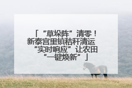 “草垛阵”清零！新泰宫里镇秸秆清运“实时响应”让农田“一键焕新”
