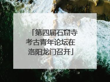 第四届石窟寺考古青年论坛在洛阳龙门召开