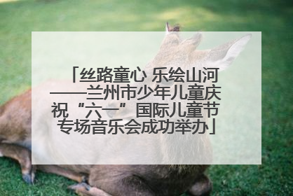 丝路童心 乐绘山河——兰州市少年儿童庆祝“六一”国际儿童节专场音乐会成功举办