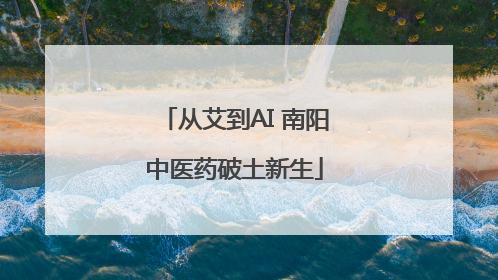 从艾到AI 南阳中医药破土新生
