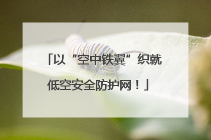 以“空中铁翼”织就低空安全防护网！
