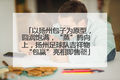 以扬州包子为原型，圆润饱满，“蒸”腾向上，扬州足球队吉祥物“包赢”亮相即售罄