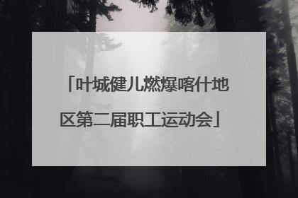叶城健儿燃爆喀什地区第二届职工运动会