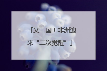 又一国！非洲迎来“二次觉醒”