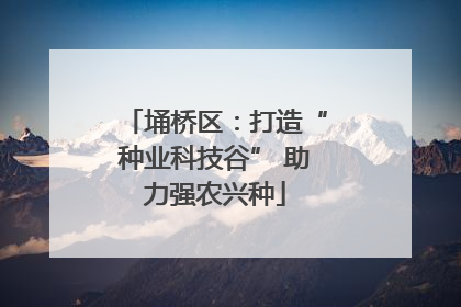 埇桥区：打造“种业科技谷” 助力强农兴种