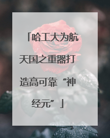 哈工大为航天国之重器打造高可靠“神经元”