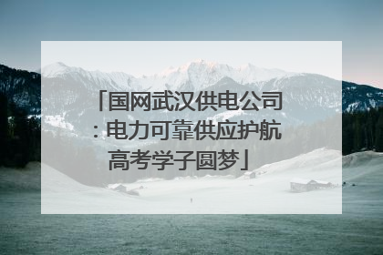国网武汉供电公司：电力可靠供应护航高考学子圆梦