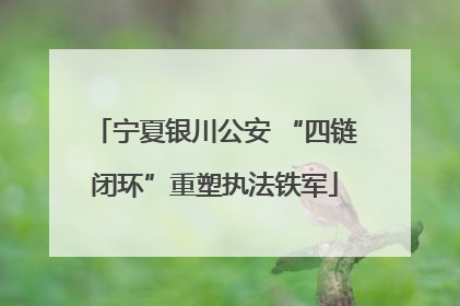 宁夏银川公安 “四链闭环”重塑执法铁军