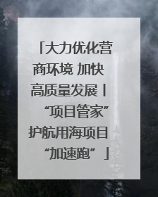 大力优化营商环境 加快高质量发展丨“项目管家”护航用海项目“加速跑”