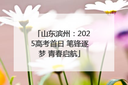 山东滨州：2025高考首日 笔锋逐梦 青春启航