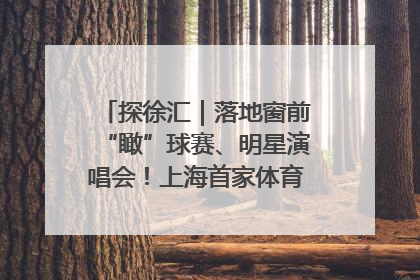 探徐汇｜落地窗前“瞰”球赛、明星演唱会！上海首家体育特色高端酒店亮相