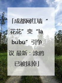 成都网红墙“花花”变“labubu”引争议 最新：涂鸦已被抹掉