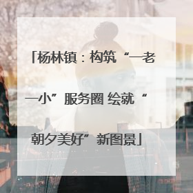 杨林镇：构筑“一老一小”服务圈 绘就“朝夕美好”新图景