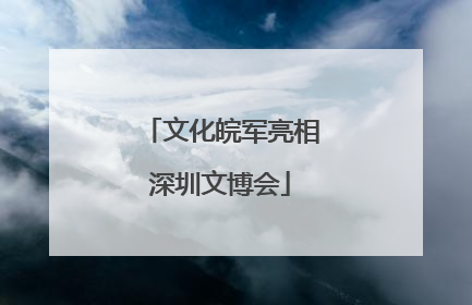 文化皖军亮相深圳文博会