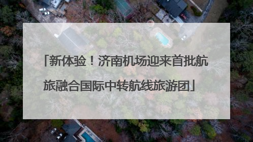 新体验！济南机场迎来首批航旅融合国际中转航线旅游团