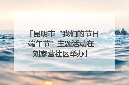昆明市“我们的节日·端午节”主题活动在刘家营社区举办