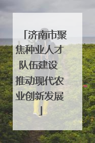济南市聚焦种业人才队伍建设 推动现代农业创新发展