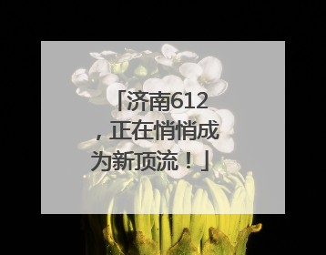 济南612，正在悄悄成为新顶流！
