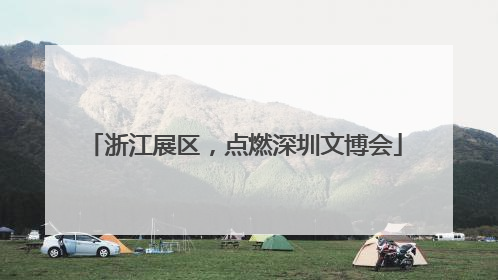 浙江展区，点燃深圳文博会