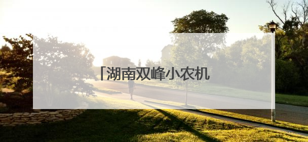 湖南双峰小农机畅销非洲大陆