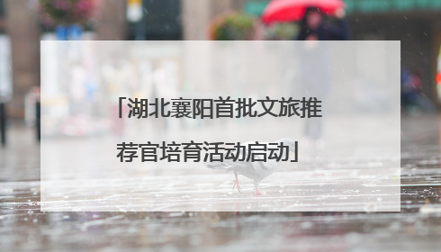 湖北襄阳首批文旅推荐官培育活动启动