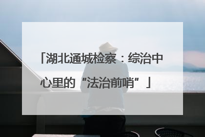 湖北通城检察：综治中心里的“法治前哨”