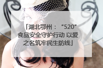 湖北鄂州：“520”食品安全守护行动 以爱之名筑牢民生防线