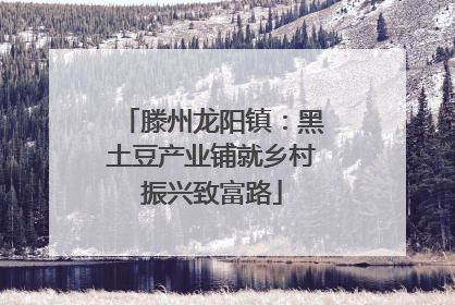 滕州龙阳镇：黑土豆产业铺就乡村振兴致富路