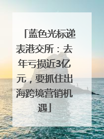 蓝色光标递表港交所：去年亏损近3亿元，要抓住出海跨境营销机遇