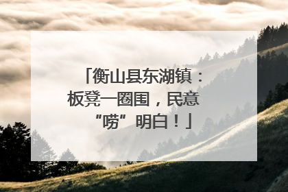 衡山县东湖镇：板凳一圈围，民意“唠”明白！