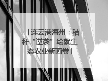 连云港海州：秸秆“逆袭”绘就生态农业新画卷