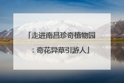 走进南昌珍奇植物园：奇花异草引游人