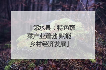 邻水县：特色蔬菜产业蓬勃 赋能乡村经济发展