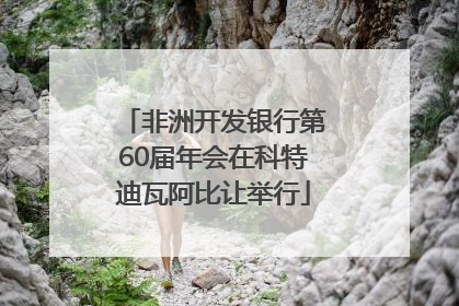非洲开发银行第60届年会在科特迪瓦阿比让举行