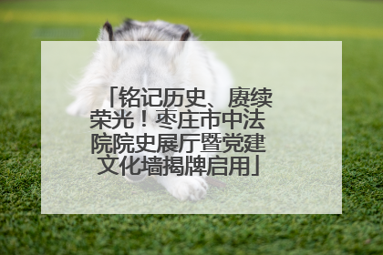 铭记历史、赓续荣光！枣庄市中法院院史展厅暨党建文化墙揭牌启用
