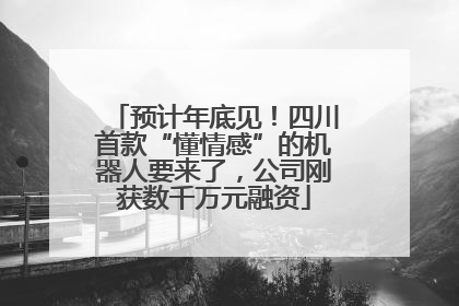 预计年底见！四川首款“懂情感”的机器人要来了，公司刚获数千万元融资
