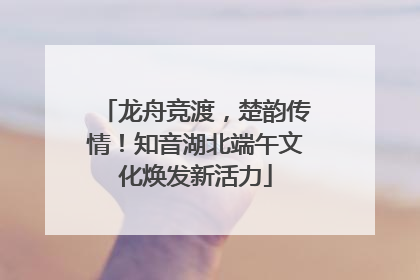 龙舟竞渡，楚韵传情！知音湖北端午文化焕发新活力