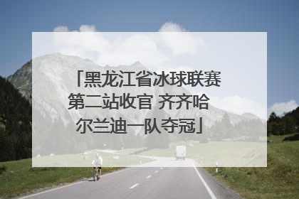 黑龙江省冰球联赛第二站收官 齐齐哈尔兰迪一队夺冠
