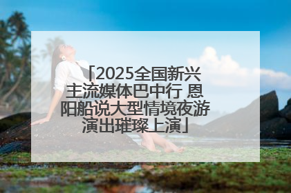 2025全国新兴主流媒体巴中行 恩阳船说大型情境夜游演出璀璨上演