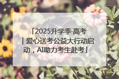 2025升学季·高考｜爱心送考公益大行动启动，AI助力考生赴考